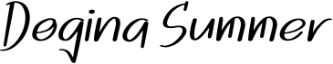 preview image of the Dogina Summer font