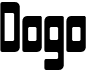 preview image of the Dogo font