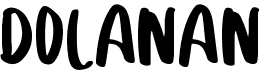 preview image of the Dolanan font
