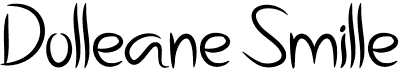 preview image of the Dolleane Smille font