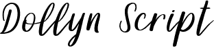 preview image of the Dollyn Script font