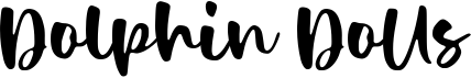 preview image of the Dolphin Dolls font