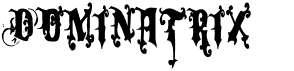 preview image of the Dominatrix font