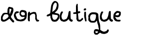 preview image of the Don Butique font