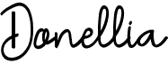 preview image of the Donellia font