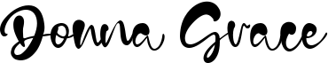 preview image of the Donna Grace font