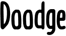 preview image of the Doodge font