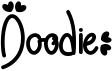 preview image of the Doodie font