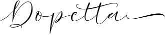 preview image of the Dopetta font