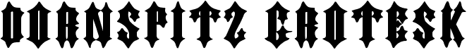 preview image of the Dornspitz Grotesk font