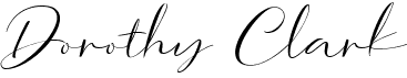 preview image of the Dorothy Clark Script font