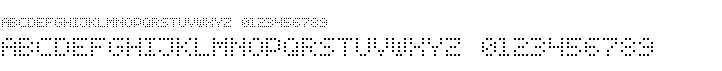 preview image of the Dot Digital-7 font