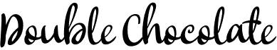 preview image of the Double Chocolate font
