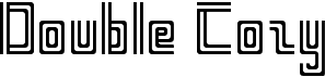 preview image of the Double Cozy font