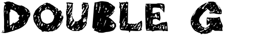 preview image of the Double G font