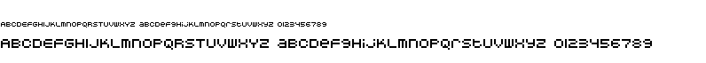 preview image of the DoubleOhOne font