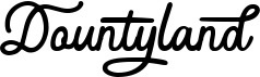 preview image of the Dountyland font
