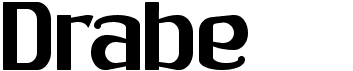 preview image of the Drabe font