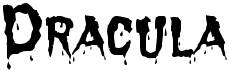 preview image of the Dracula font