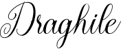 preview image of the Draghile font