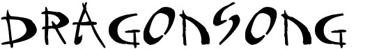 preview image of the Dragonsong font