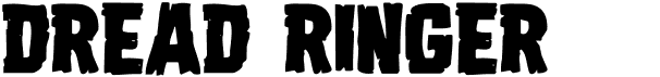 preview image of the Dread Ringer font