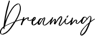 preview image of the Dreaming font