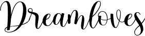 preview image of the Dreamloves font