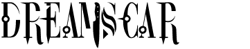 preview image of the DreamScar font