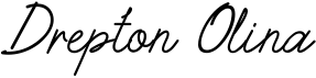 preview image of the Drepton Olina font
