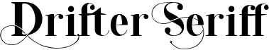 preview image of the Drifter Seriff font