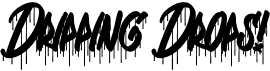 preview image of the Dripping Drops font