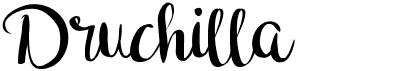 preview image of the Druchilla font