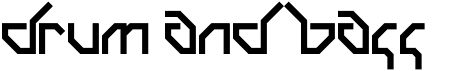 preview image of the Drum and Bass LDR font