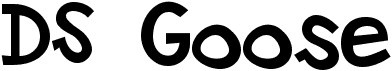 preview image of the DS Goose font