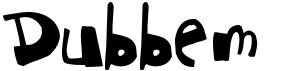 preview image of the Dubbem font