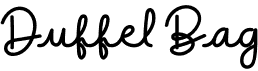 preview image of the Duffel Bag font