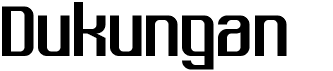 preview image of the Dukungan font