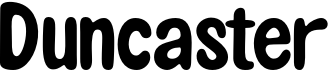 preview image of the Duncaster font