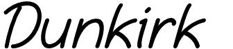 preview image of the Dunkirk font