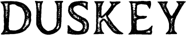 preview image of the Duskey font