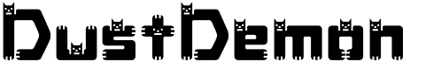 preview image of the DustDemon font