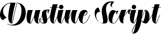 preview image of the Dustine Script font