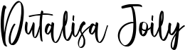preview image of the Dutalisa Joily font