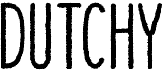 preview image of the Dutchy font