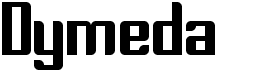 preview image of the Dymeda font