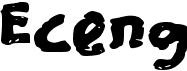 preview image of the e Eceng font
