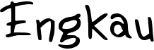 preview image of the e Engkau font