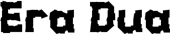preview image of the e Era Dua font