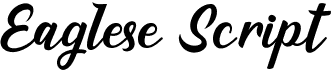 preview image of the Eaglese Script font